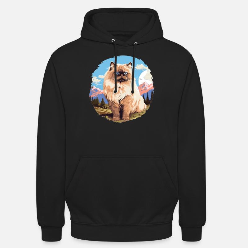 Himalayan Cat Colourpoint Katze - Unisex Hoodie - black