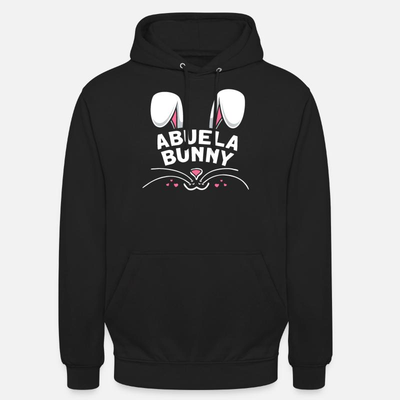 Abuela Bunny - Sweat-shirt à capuche unisexe - noir
