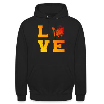 Damen Diving Free Dive Diver Scuba Diver - Unisex Hoodie - Schwarz - Vorne - Alina (178cm) & Michal (187cm)