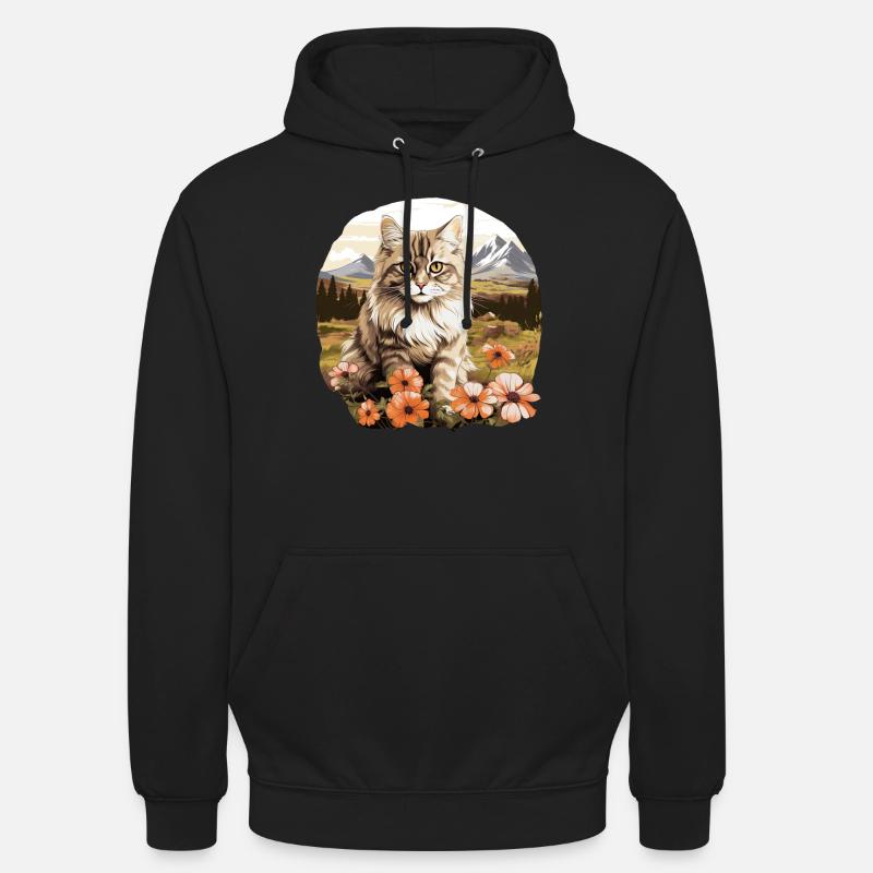 Ragamuffin Chaton Ragamuffin Chat - Sweat-shirt à capuche unisexe - noir