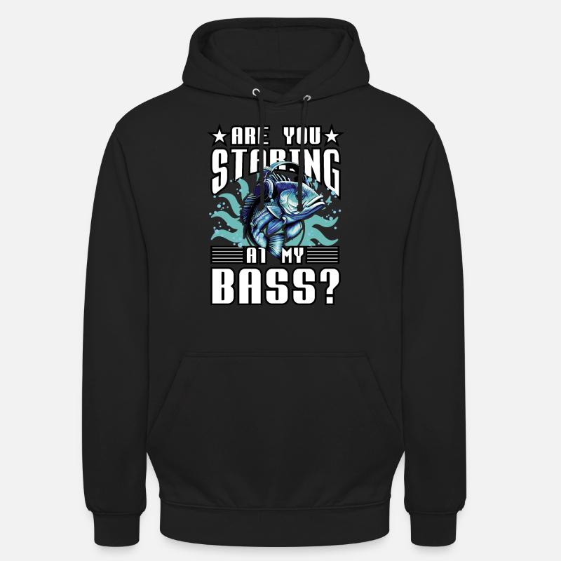 Regardez-vous ma basse ? - Sweat-shirt à capuche unisexe - noir