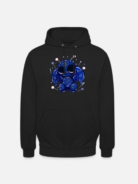 Pastel Goth Cute Mothman - Unisex Hoodie - black