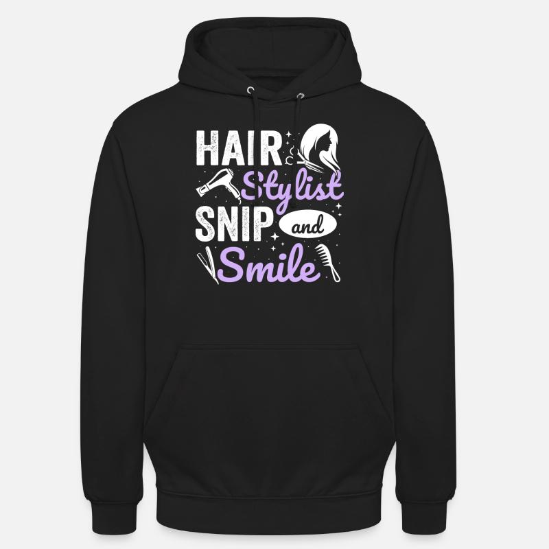 Coiffeur Coiffeur Coiffeur Coiffeur - Sweat-shirt à capuche unisexe - noir