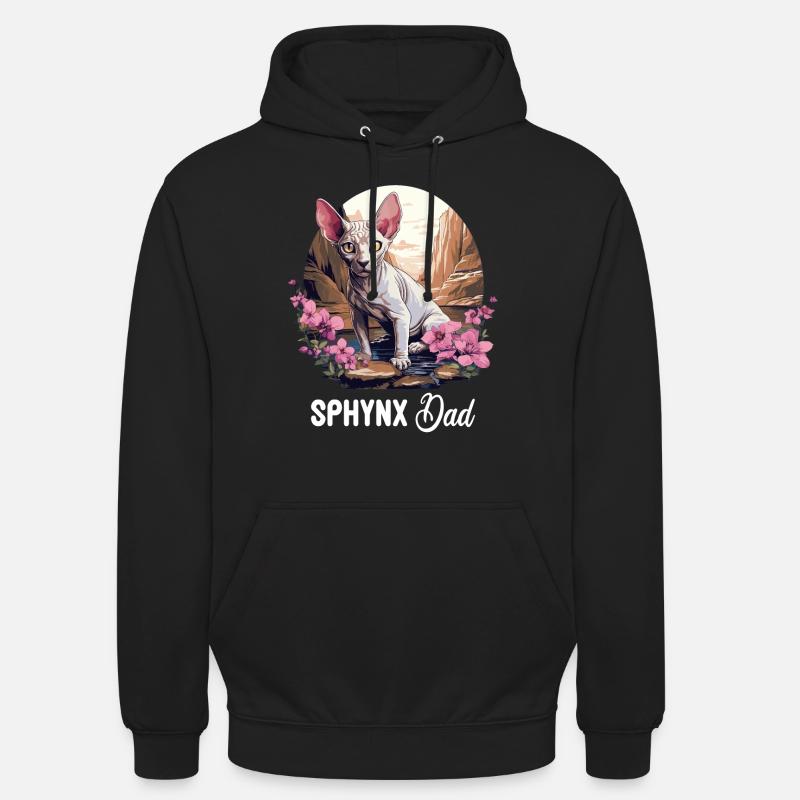 Sphynx Kätzchen Sphynx Katze - Unisex Hoodie - Schwarz