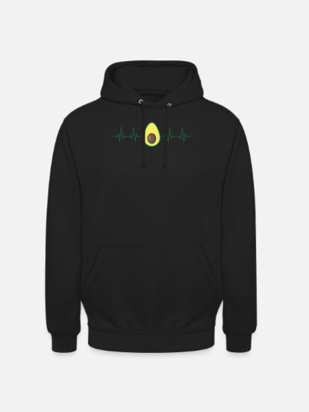 Avocado Guacamole Vegan Geschenk - Unisex Hoodie - Schwarz