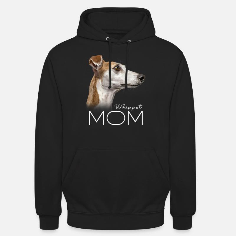 Whippet Mama - Unisex Hoodie - Schwarz