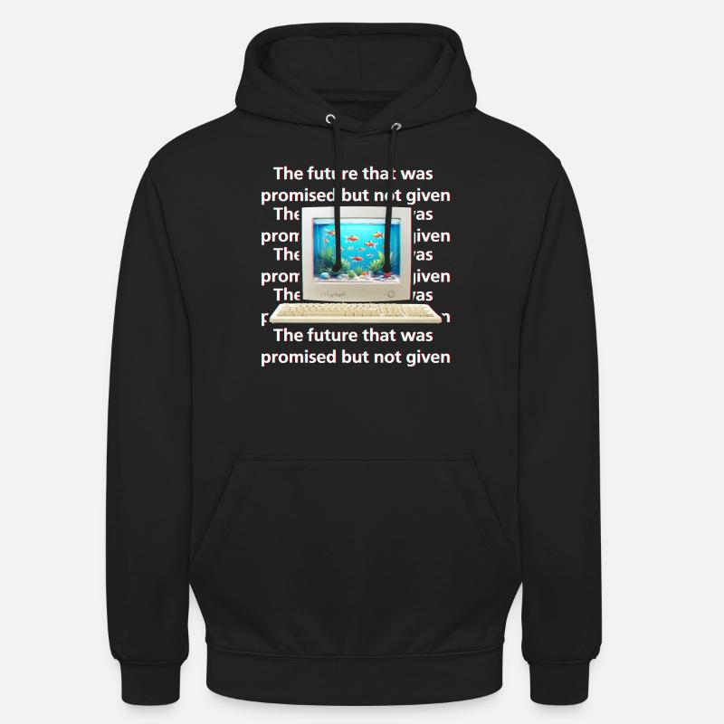 Frutiger Aero Aesthetic Tech - Sweat-shirt à capuche unisexe - noir