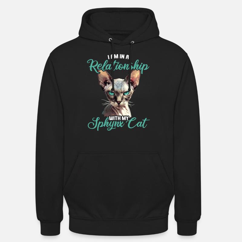 Sphynx Kätzchen Sphynx Katze - Unisex Hoodie - Schwarz