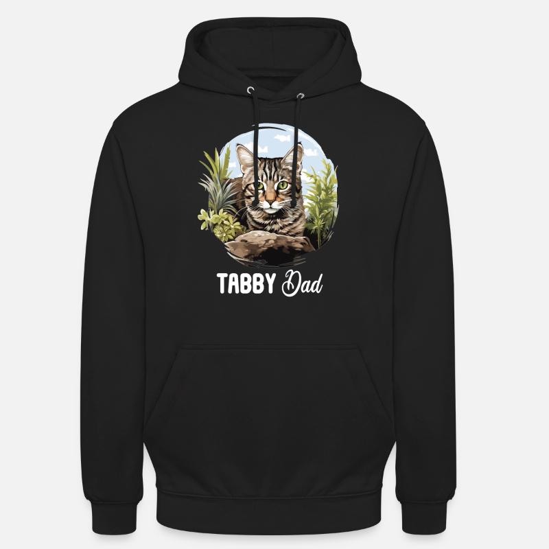 Tabby Kitten Tabby Cat - Unisex Hoodie - black
