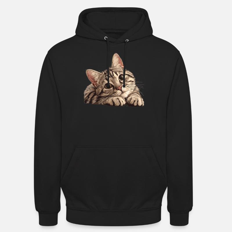 Tabby Kätzchen Tabby Katze - Unisex Hoodie - Schwarz