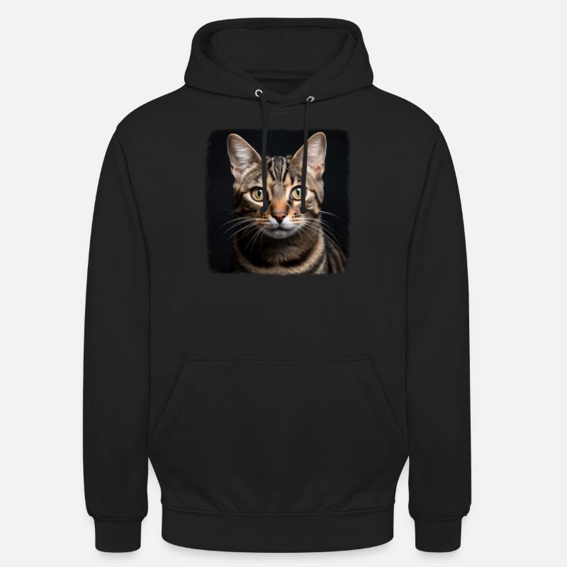 Tabby Kätzchen Tabby Katze - Unisex Hoodie - Schwarz