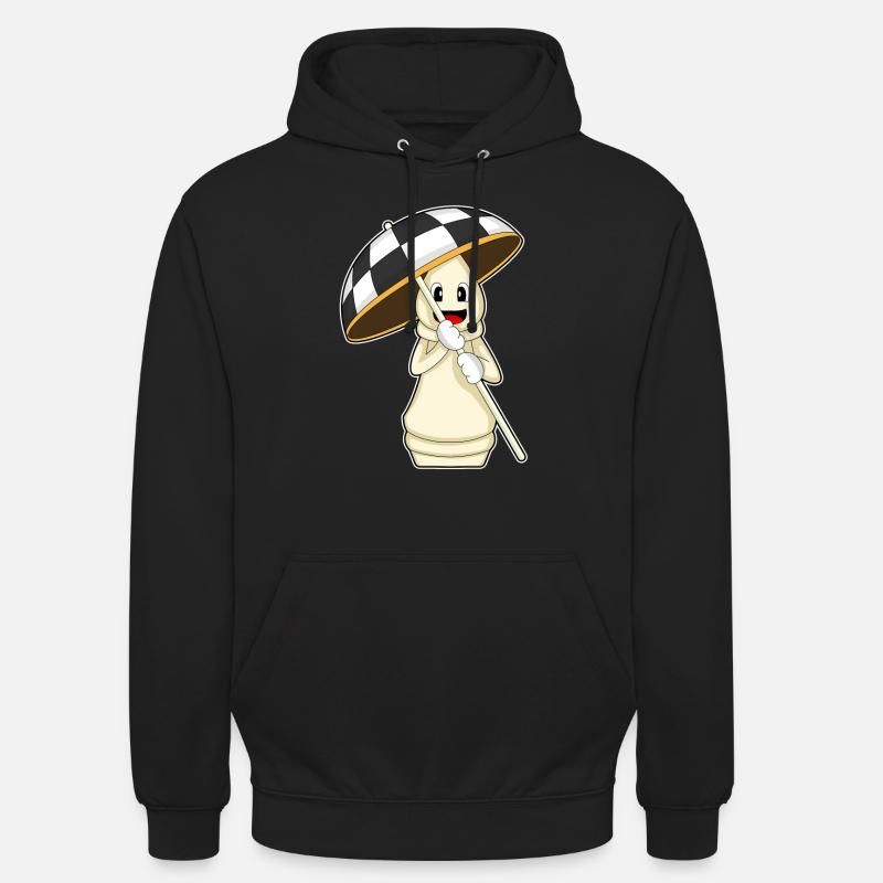 Pièce d’échecs Tour Échecs - Sweat-shirt à capuche unisexe - noir