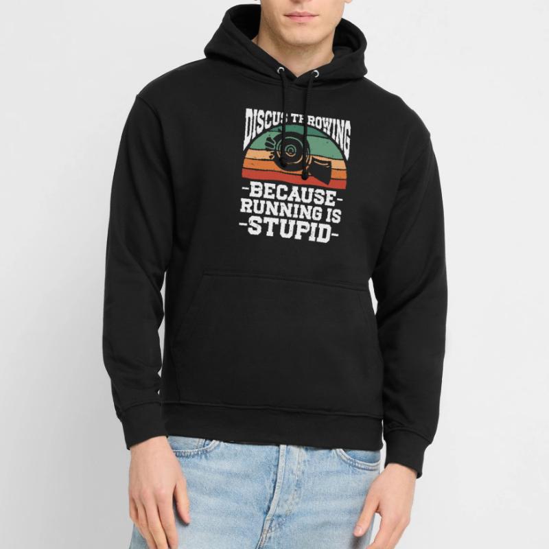 Diskuswerfer Leichtathletik Diskuswerfen Unisex Hoodie