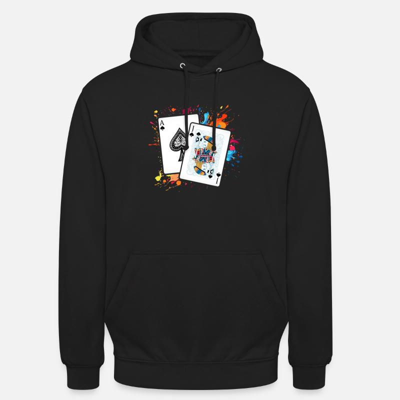 Black Jack - Unisex Hoodie - Schwarz