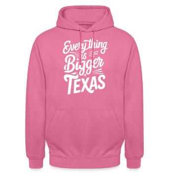 Texas State Texans Texas - Unisex Hoodie - pink - Front - Alina (178cm) & Michal (187cm)