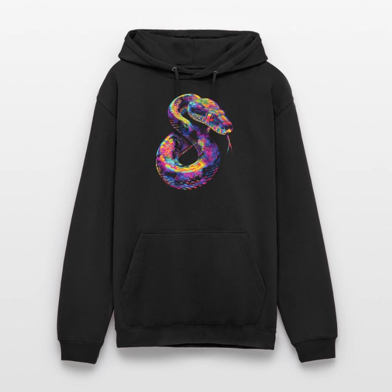 Boule Python serpent Pop Art Sweat-shirt à capuche unisexe