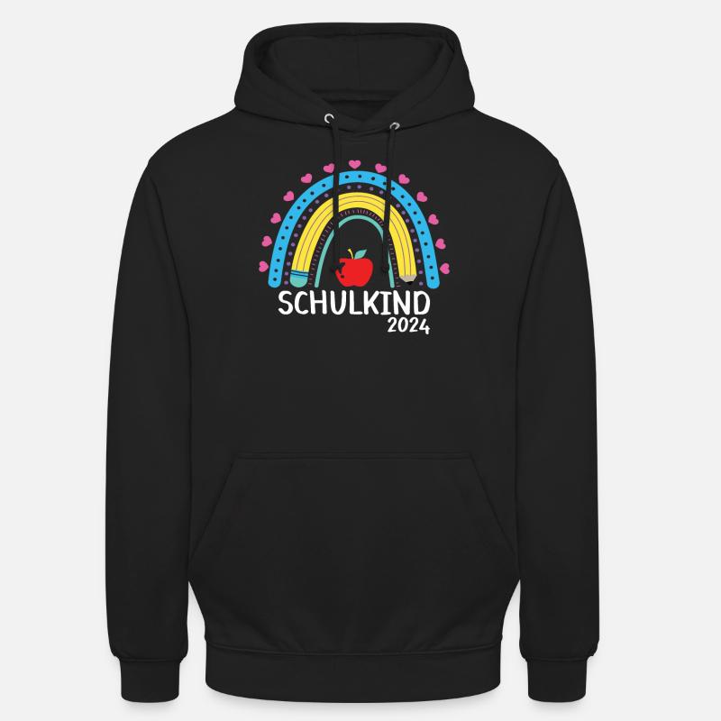 Schulanfang Einschulung Schulkind 2024 - Unisex Hoodie - Schwarz