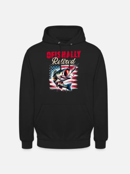 Ofishally Retired - Unisex Hoodie - black
