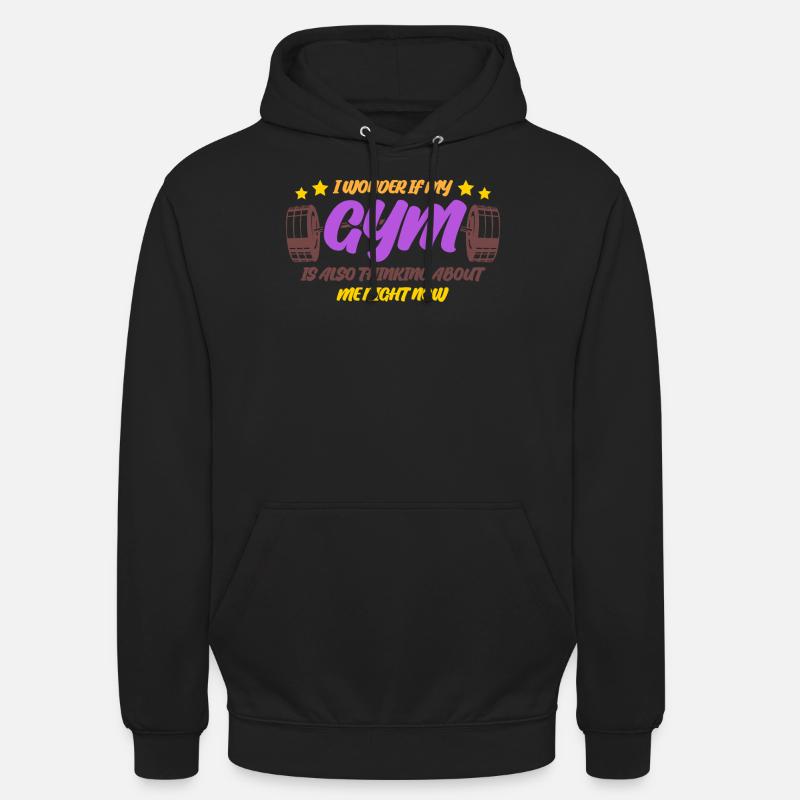 Motivation du bodybuilder Joke Bodybuilder - Sweat-shirt à capuche unisexe - noir