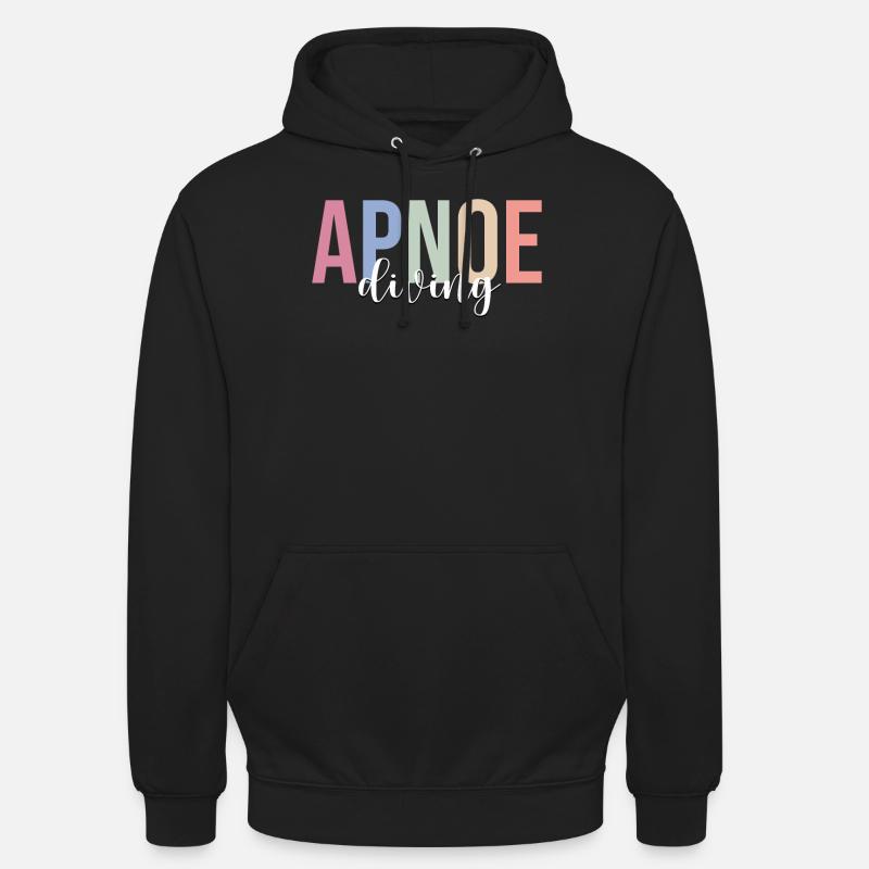 Plongée sous-marine en apnée - Sweat-shirt à capuche unisexe - noir