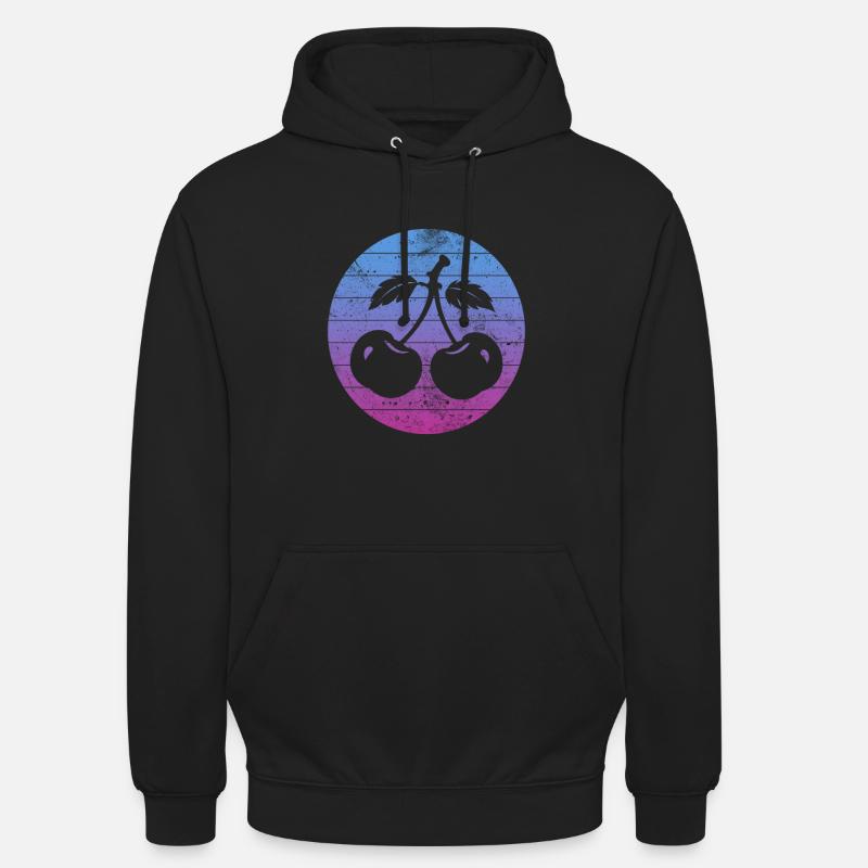 Kirsche - Unisex Hoodie - Schwarz