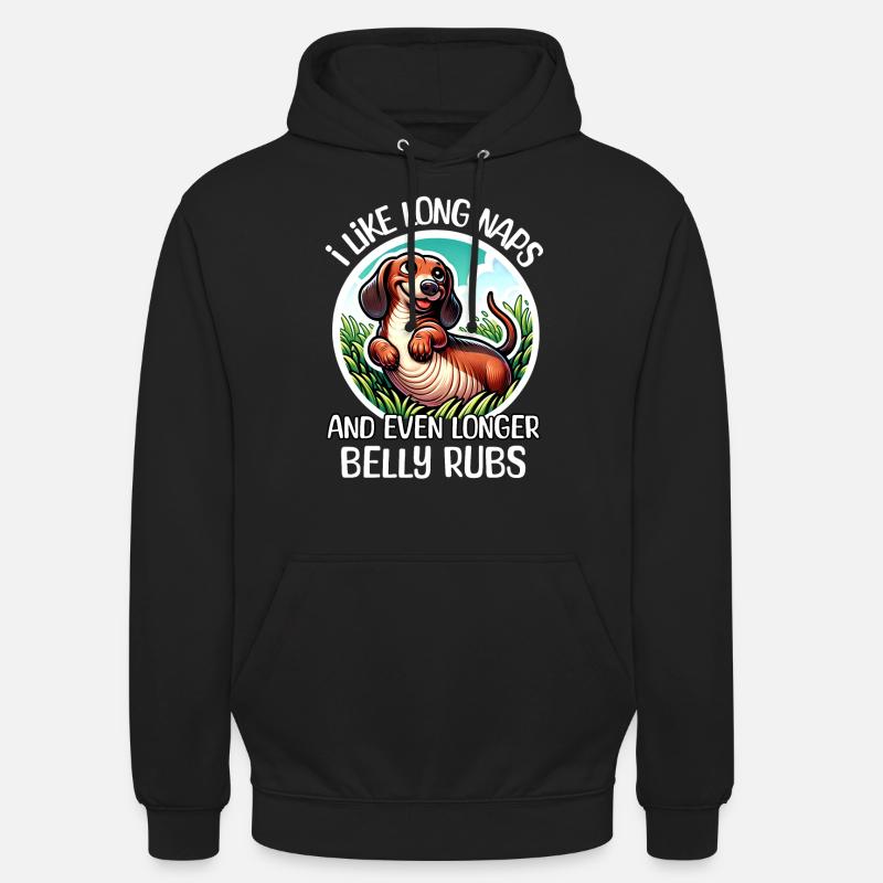 Dackel Sprüche - Unisex Hoodie - Schwarz