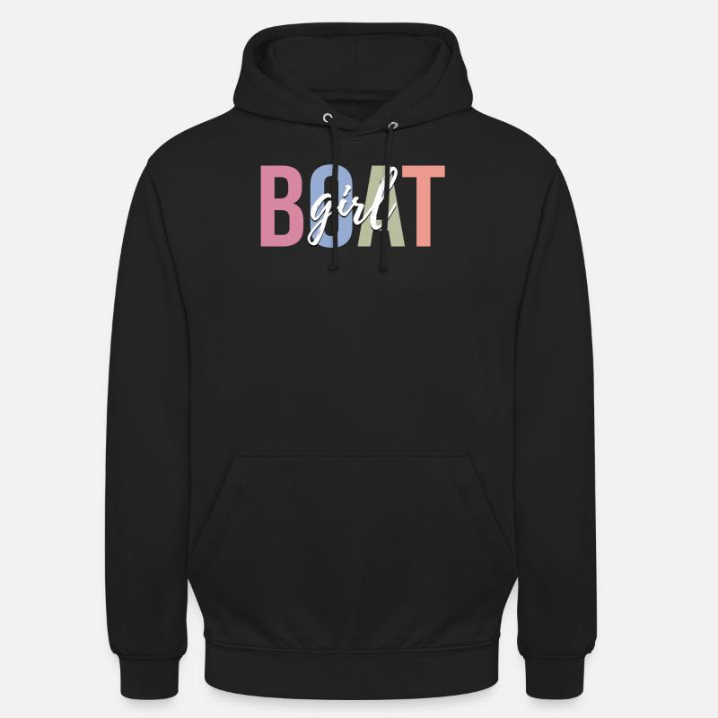 Bootfahren Bootfahrerin - Unisex Hoodie - Schwarz