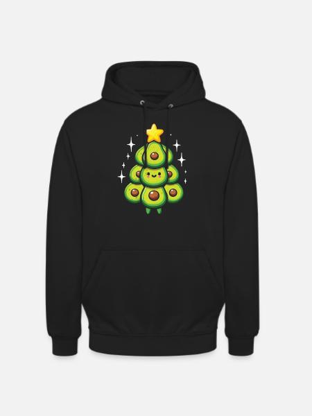 Avocado Guacamole Vegan Gift - Unisex Hoodie - black