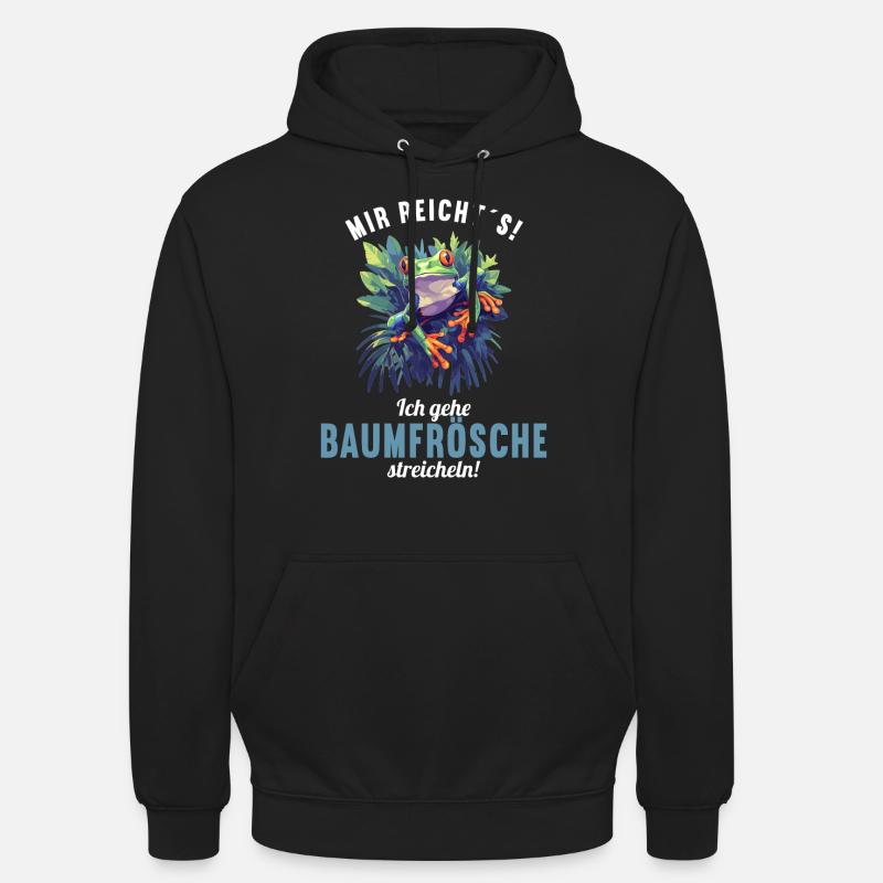 Tree Frog Baumfrösche Baumfrosch - Unisex Hoodie - black