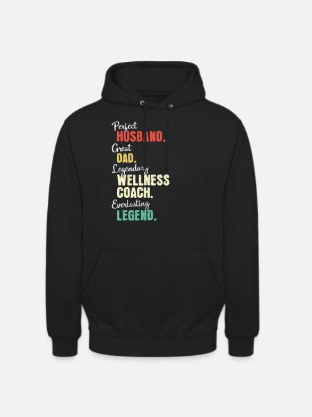 Wellness Coach Dad - Unisex Hoodie - black