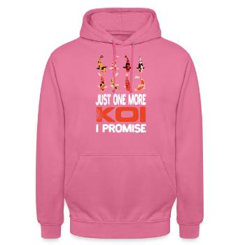 Just One More Koi I Promise Koi Kois Koi Fish - Unisex Hoodie - pink - Front - Alina (178cm) & Michal (187cm)