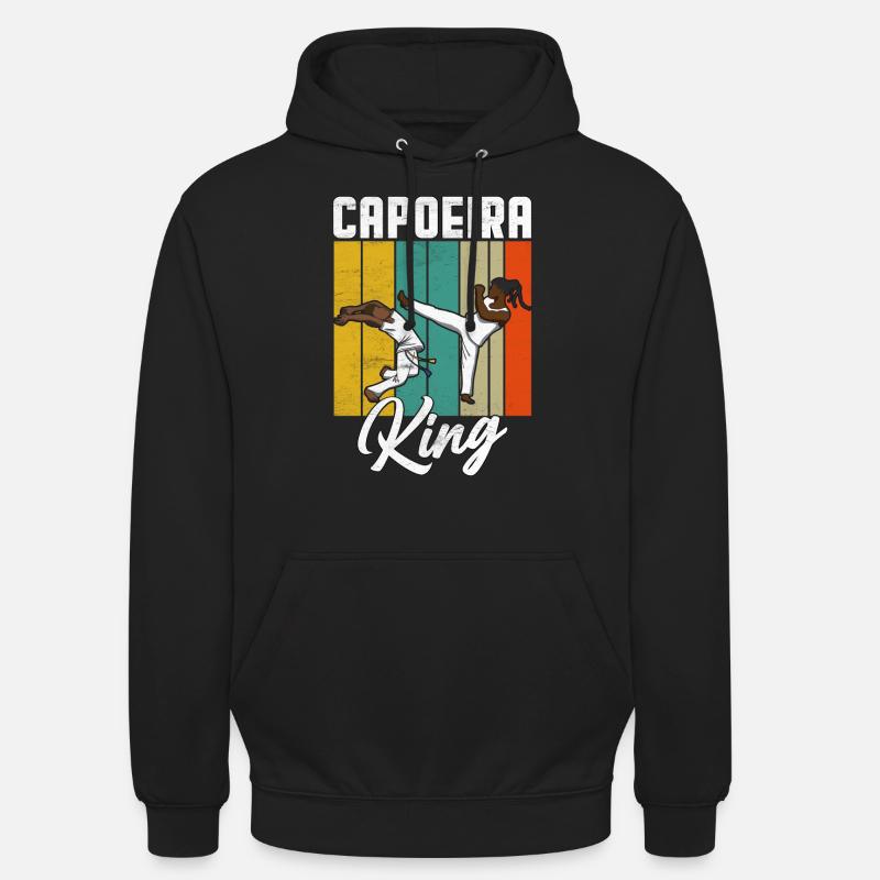 Capoeira Roi - Sweat-shirt à capuche unisexe - noir