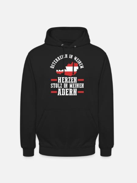 Austrians Austria - Unisex Hoodie - black