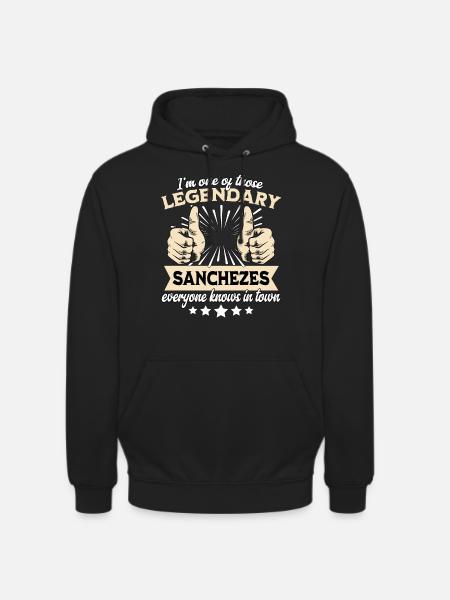 Legendäre Sanchez Legende - Unisex Hoodie - Schwarz