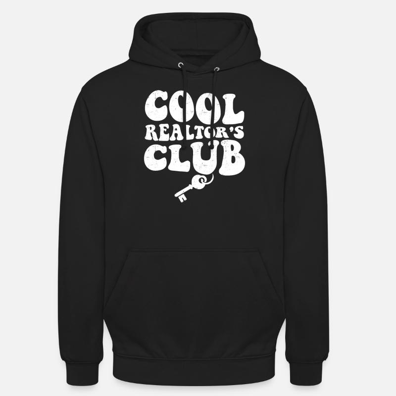 Agent immobilier - Sweat-shirt à capuche unisexe - noir