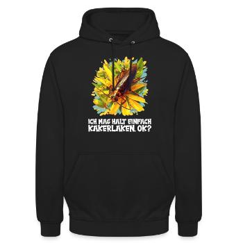 Cockroach cockroaches cockroach - Unisex Hoodie - black - Front - Alina (178cm) & Michal (187cm)
