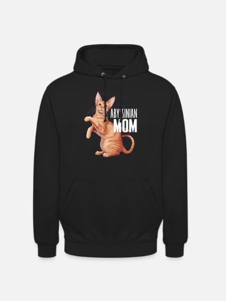 Katze Abessinier Geschenk - Unisex Hoodie - Schwarz