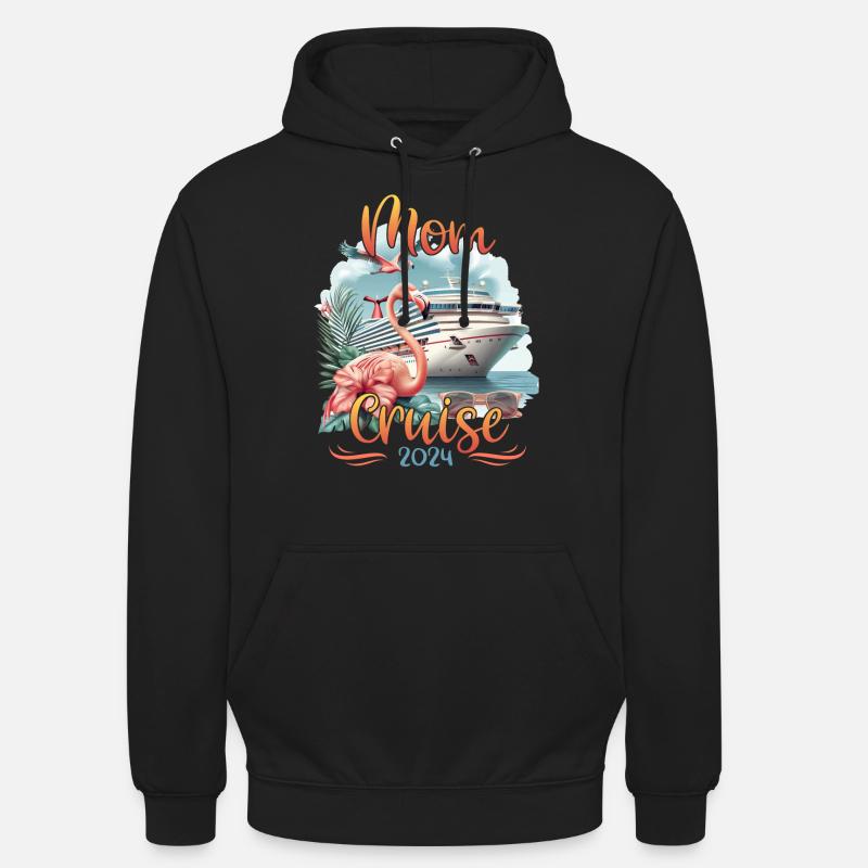 Croisière Maman 2024 - Sweat-shirt à capuche unisexe - noir