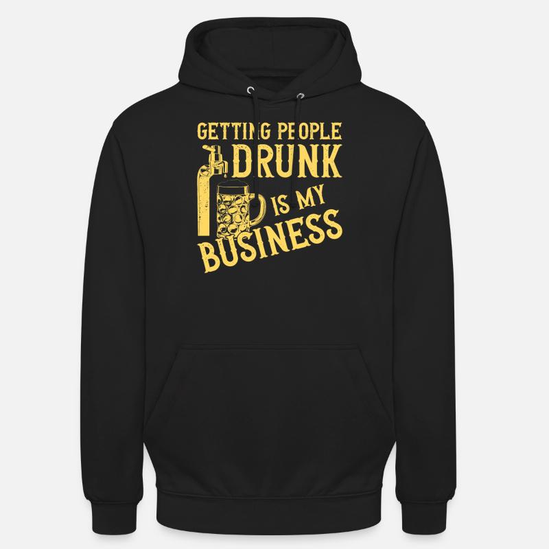 Bartender Mixologist Getting - Unisex Hoodie - black