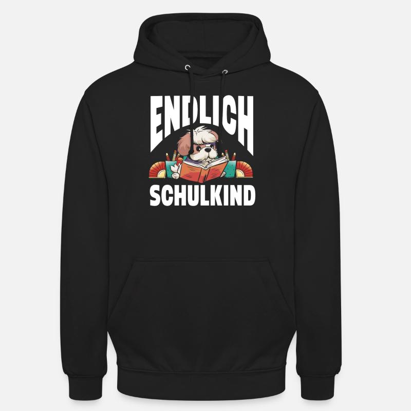 École 1ère année - Sweat-shirt à capuche unisexe - noir