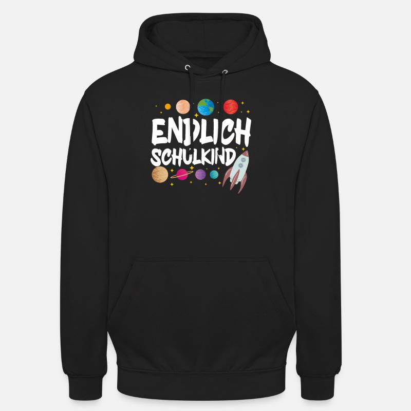 École 1ère année - Sweat-shirt à capuche unisexe - noir