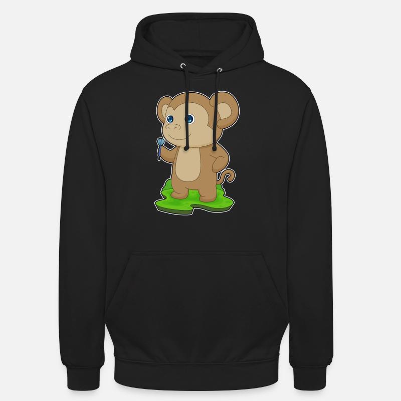 Monkey Dart Dart - Unisex Hoodie - black
