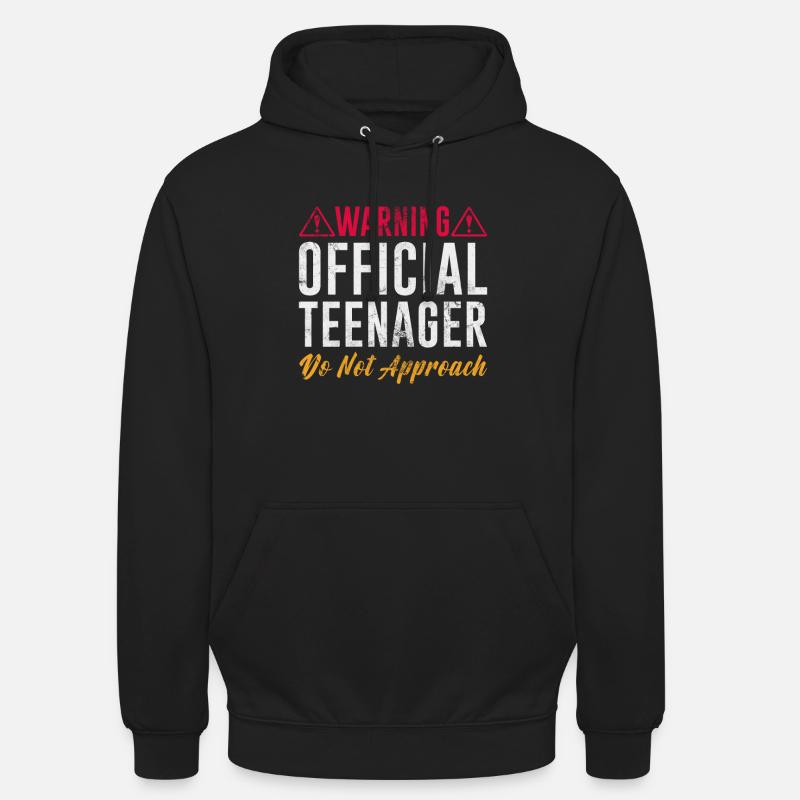 Adolescent - Sweat-shirt à capuche unisexe - noir