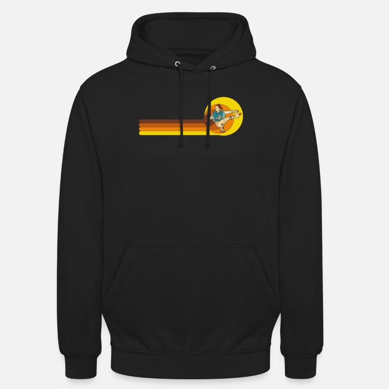 Inline-Skating Inline-Skater Inline-skates - Unisex Hoodie - Schwarz