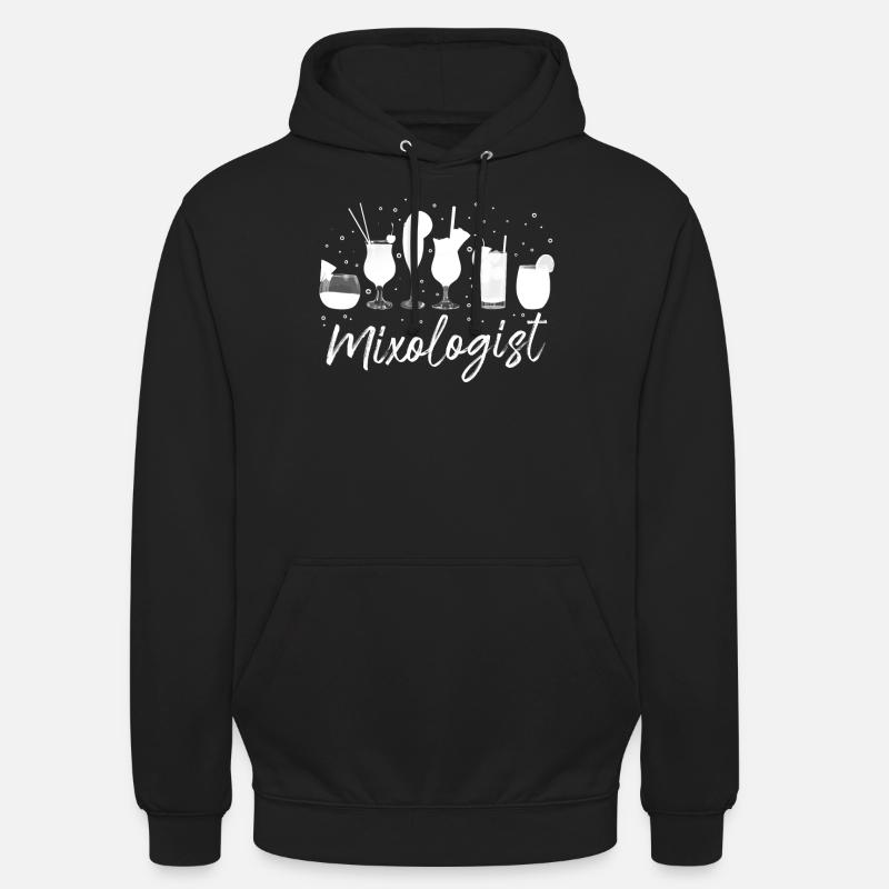 Barman, Mixologue, Mixologue - Sweat-shirt à capuche unisexe - noir