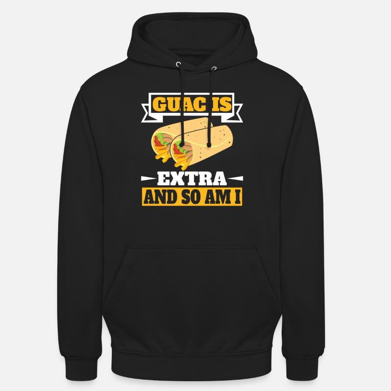 Cadeau Burrito - Sweat-shirt à capuche unisexe - noir