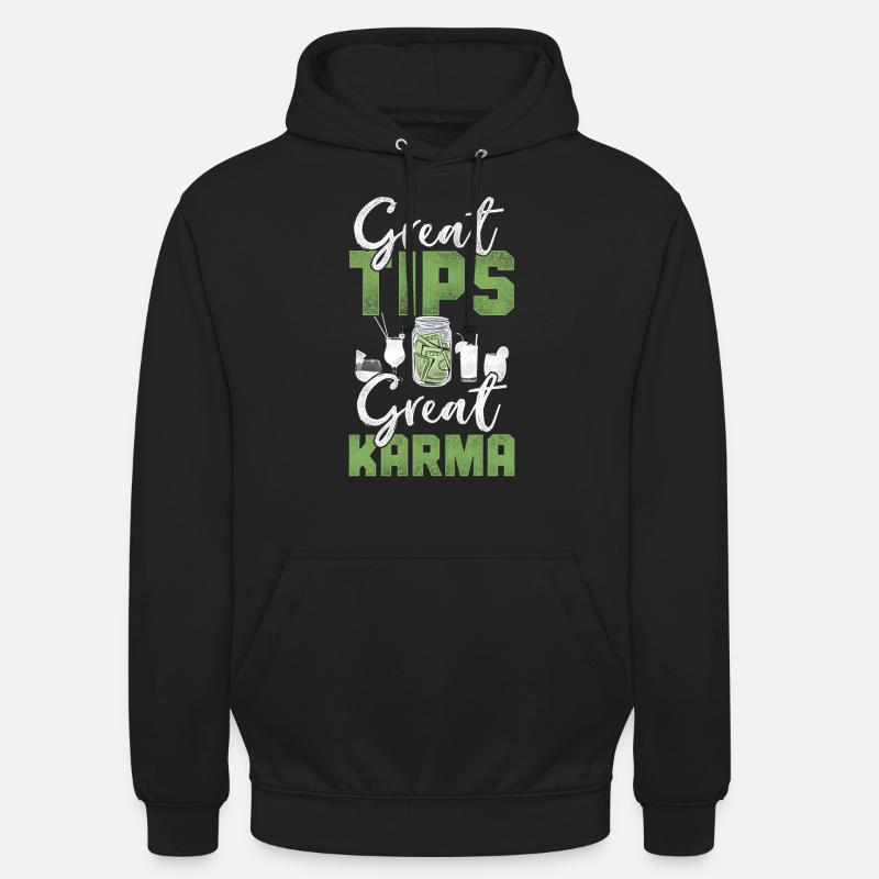 Barman Mixologue Bons plans - Sweat-shirt à capuche unisexe - noir
