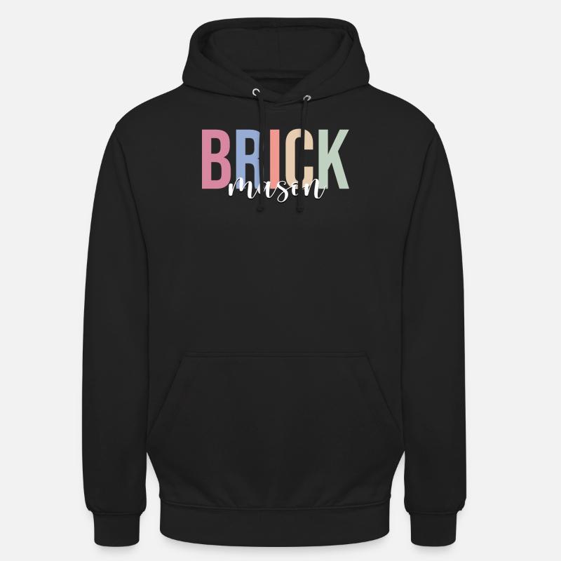 Maçonnerie de brique Maçon Maçon - Sweat-shirt à capuche unisexe - noir
