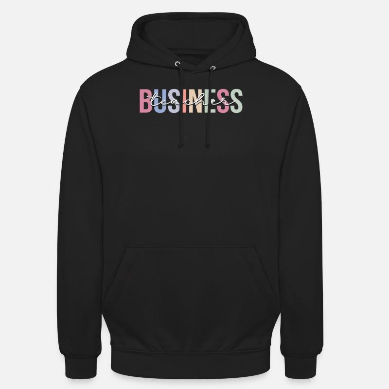 Enseignement des enseignants de commerce - Sweat-shirt à capuche unisexe - noir
