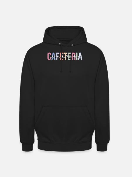 Cafeteria employee Lunch Lady - Unisex Hoodie - black